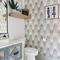 360 Lagoon 3/4 Penny Rnds 12x12 Gloss Glass Mosaic