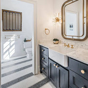 360 White 12x12 Gloss 3/4 Penny Rounds Porcelain Mosaic