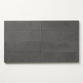 4x16x3/8 Honed Basalt Tile close-up