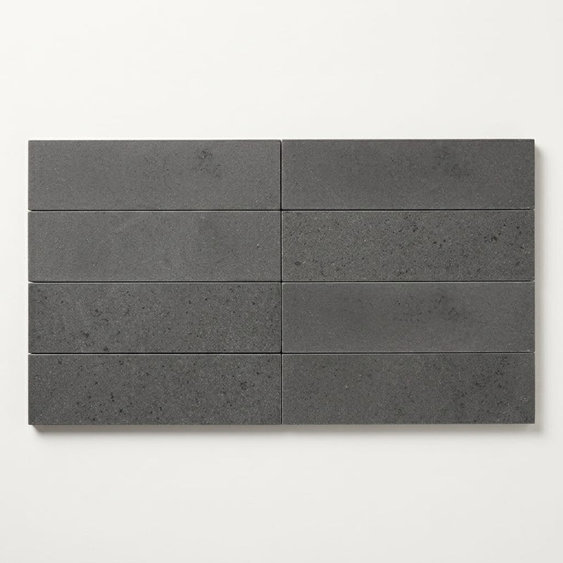 4x16x3/8 Honed Basalt Tile close-up