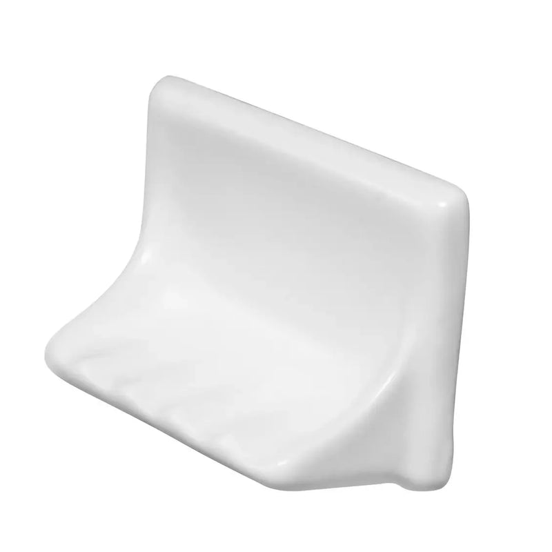 White 4x6 Tub Soap Dish Ceramic Bath Fixture