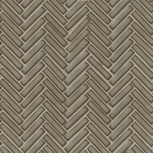 90 Gray Haze 12.25x11 Herringbone Porcelain Mosaic