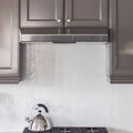 90 White 12.25x11 Herringbone Glass Mosaic