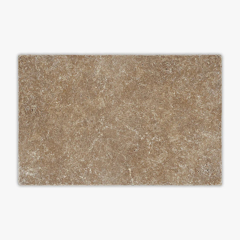 Noce Travertine Tumbled 16 x 24 x 2 Modern Coping