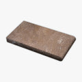 Noce Travertine Tumbled 6 x 12 x 1.25 Bullnose Coping