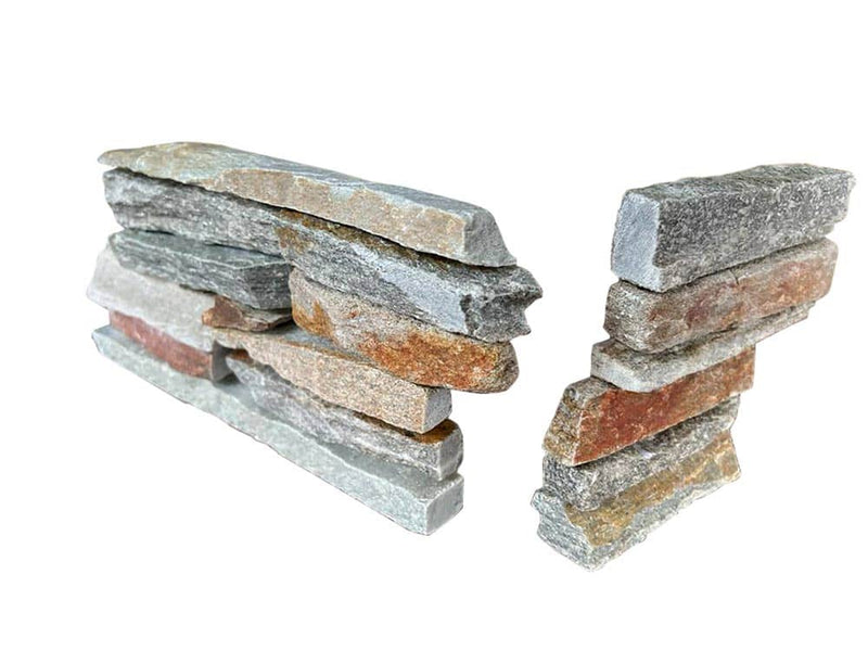Desert (2-PC Dog Ear Corner) Rock Rock Face 6 x 18 Mesh Back Ledger Panel