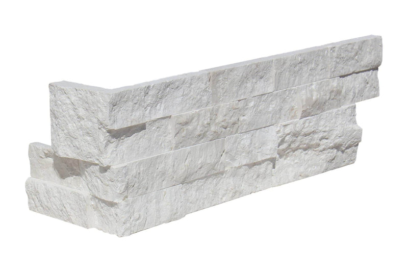 Desert Sand Stone Split Face 6 x 18 x 6 (2 Pc) Dog Ear Corner Stone Veneer