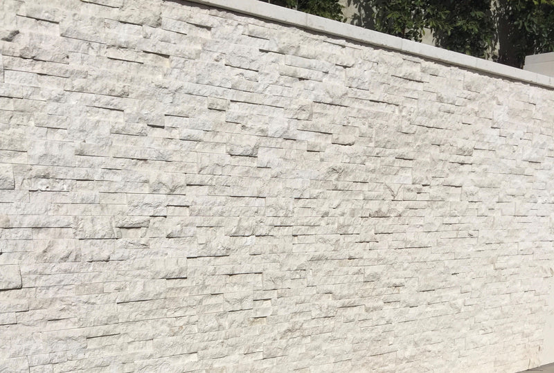 Desert Sand Stone Split Face 8 x 24 Flat Panel Stone Veneer
