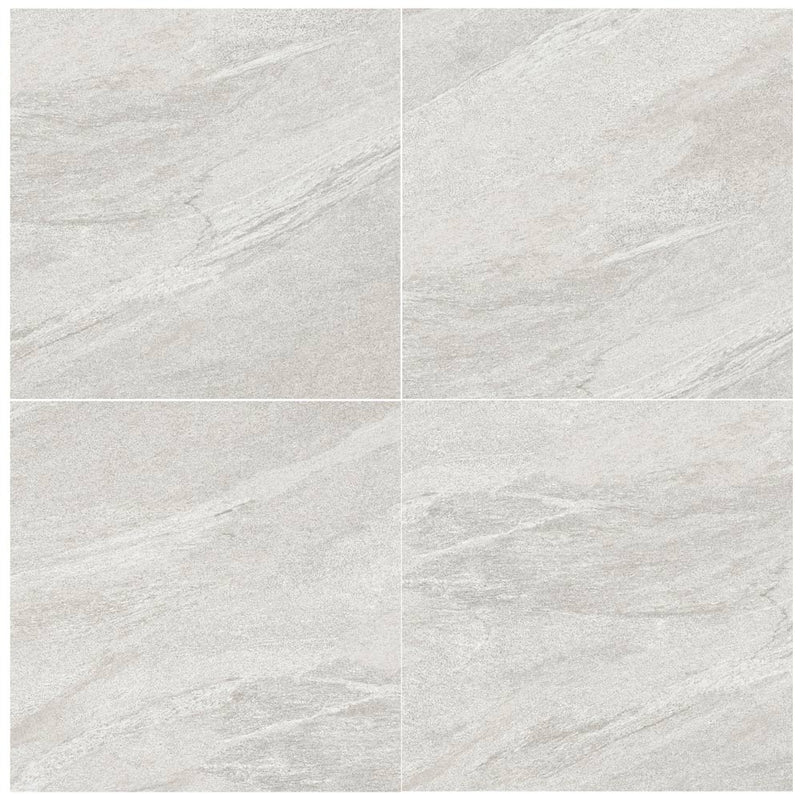 Gauntlet Grey Porcelain Rough & Straight Edge 24 x 24 x 3/4 Paver