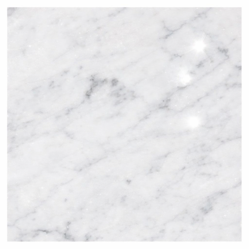 Carrara White (Italian) Marble 18x18 Polished Tile
