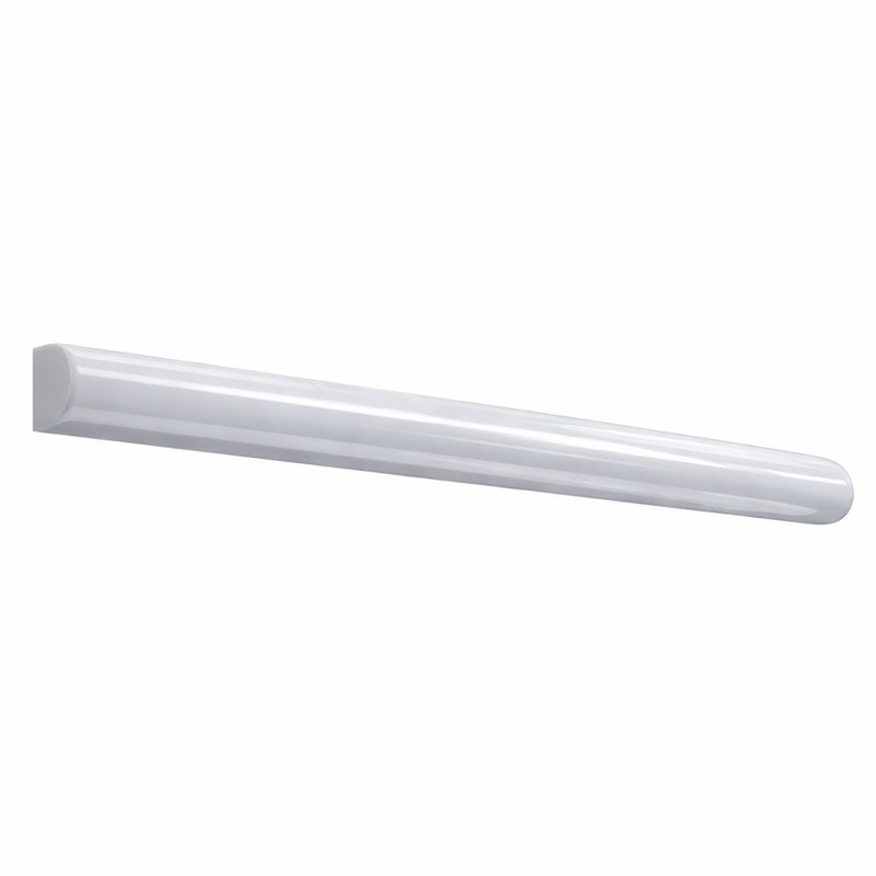 Bianco Dolomiti (White Dolomite) 3/4x12 Polished Tile Bullnose Liner