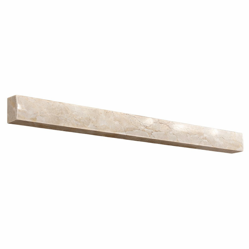 Diano Royal (Queen Beige) Marble 3/4x12 Polished Tile Bullnose Liner