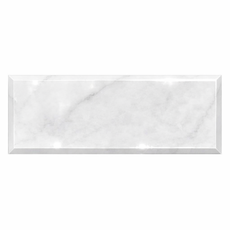 Carrara White (Italian) Marble 4x12 Polished Tile