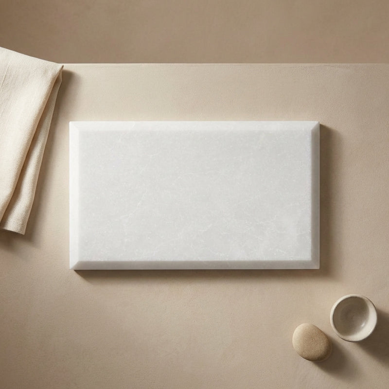 Thassos White (Greek) Marble 3x6 Polished Tile