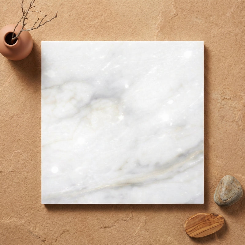 Calacatta Oliva Marble 18x18 Polished Tile