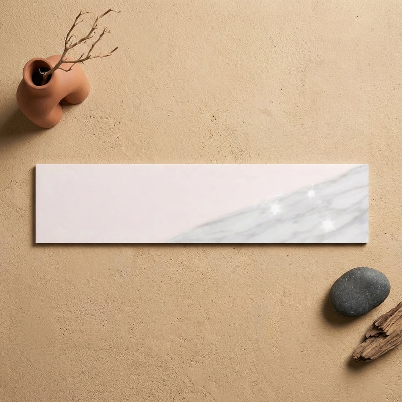 Calacatta Gold (Italian) Marble 2x8 Polished Tile