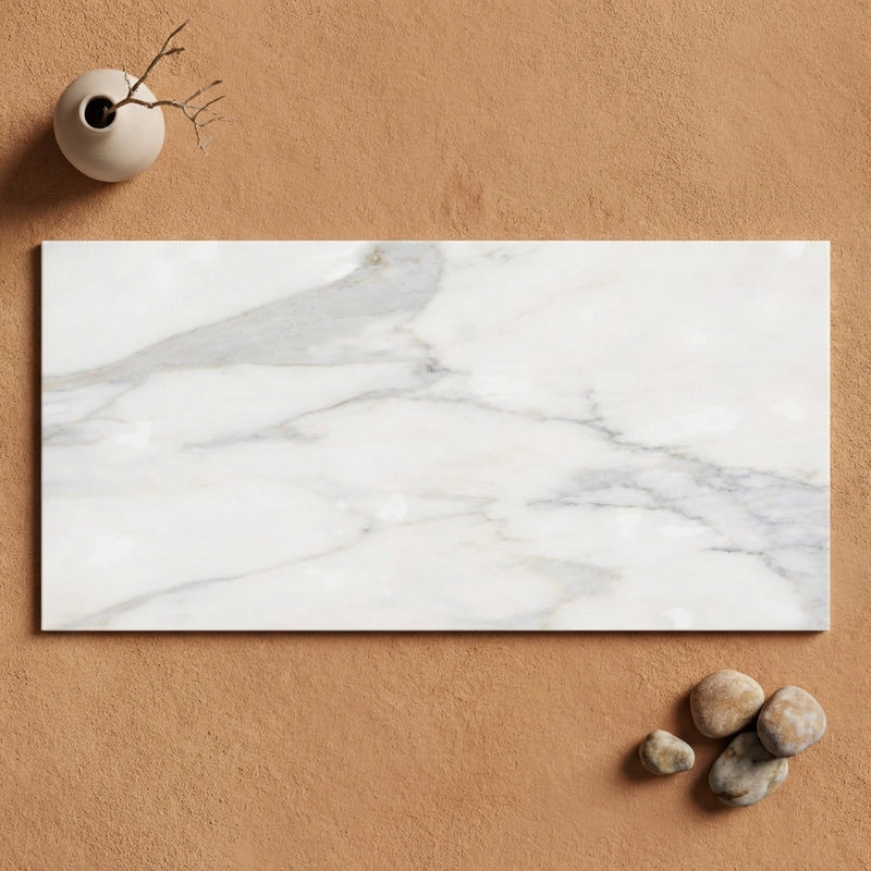 Calacatta Gold (Italian) Marble 18x36 Polished Tile