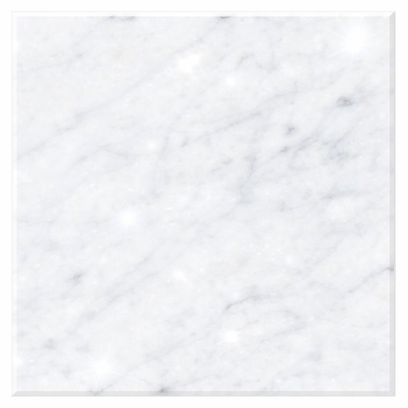 Carrara White (Italian) Marble 12x12 Polished Tile