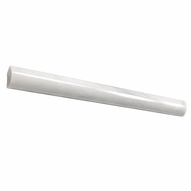 Calacatta Oliva Marble 1x12 Polished Tile Quarter-Round Trim