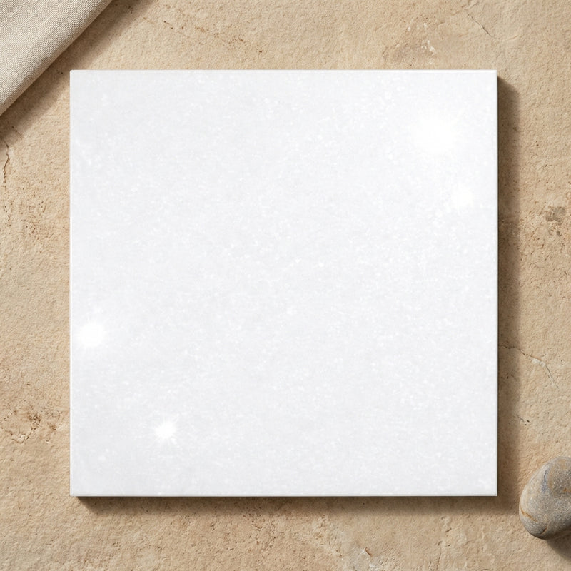 Thassos White (Greek) Marble 18x18 Polished Tile