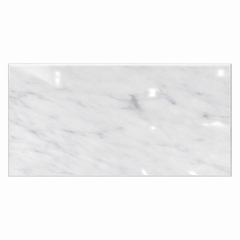 Carrara White (Italian) Marble 6x12 Polished Tile