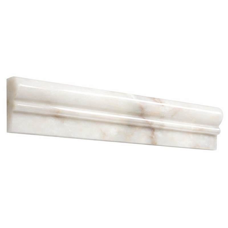 Calacatta Oliva Marble 2x12 Polished Tile Milano Molding
