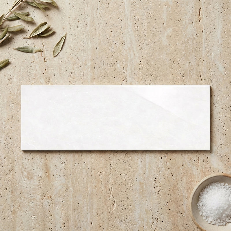 Thassos White (Greek) Marble 4x12 Polished Tile