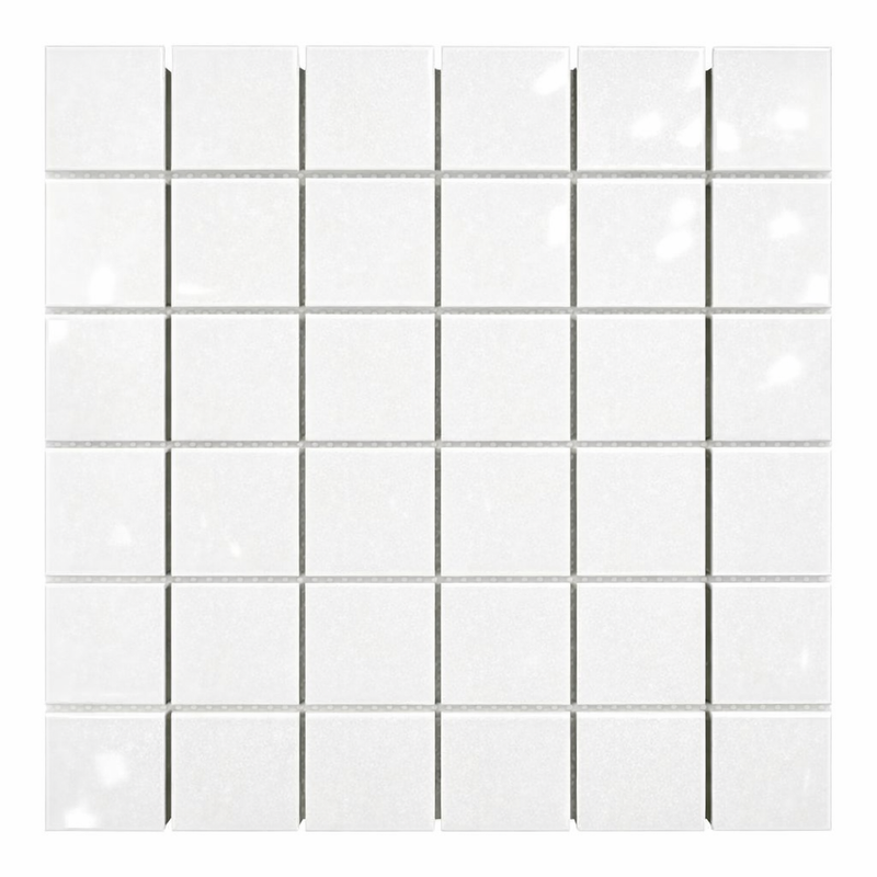 Thassos White (Greek) Marble 2x2 Polished Mosaic