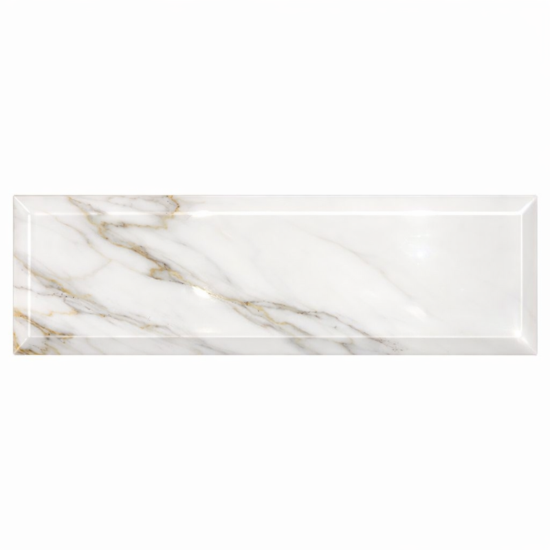 Calacatta Gold (Italian) Marble 4x12 Polished Tile