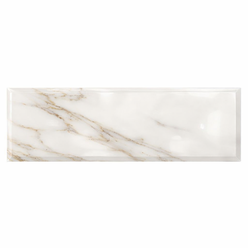 Calacatta Gold (Italian) Marble 4x12 Polished Tile