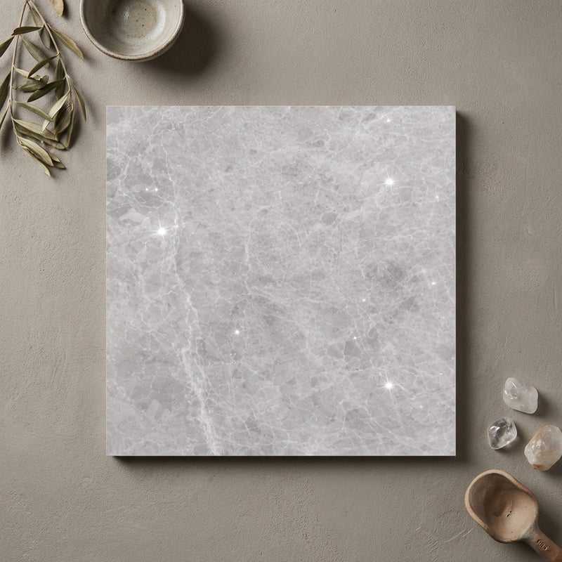Tundra Gray Marble 12x24 Polished Tile