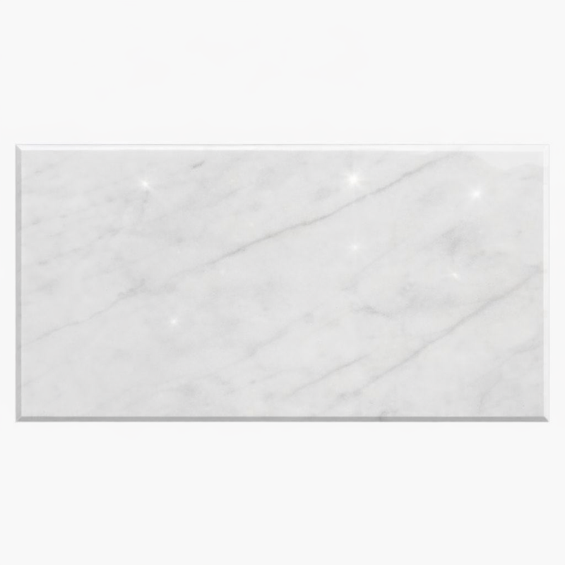 Statuary White (Italian) Marble 18x36 Polished Tile