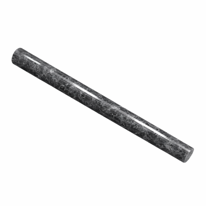 Tundra Gray Marble 3/4x12 Polished Tile Bullnose Liner