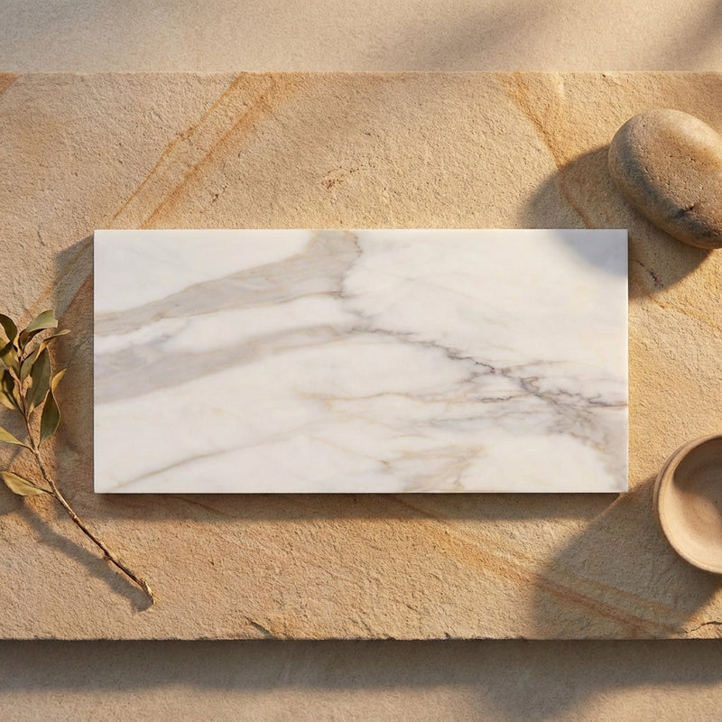 Calacatta Gold (Italian) Marble 12x24 Polished Tile