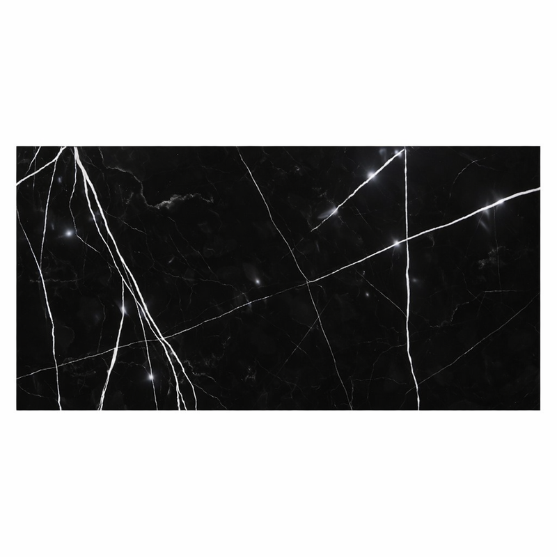 Nero Marquina (Black) Marble 12x24 Polished Tile