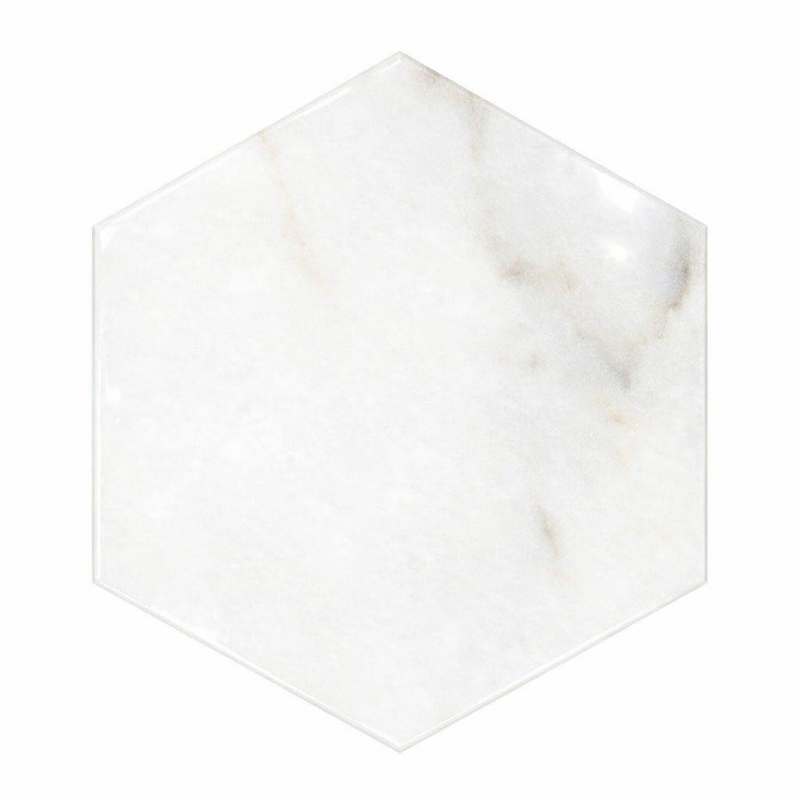 Calacatta Oliva Marble 10x10 Polished Hexagon Mosaic