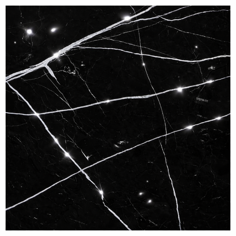 Nero Marquina (Black) Marble 18x18 Polished Tile