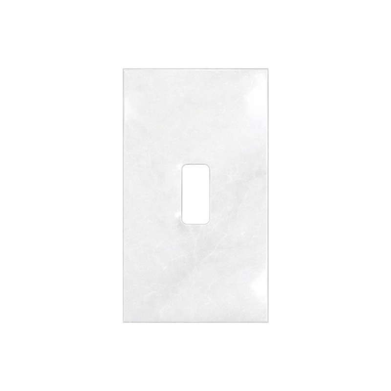 Thassos White Switch Plate Covers 2-3/4x4 1/2 Polished Plate Cover 1-TOGGLE