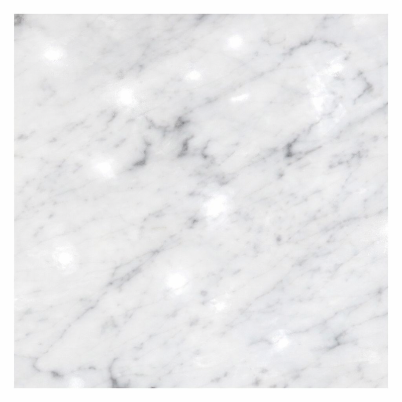 Carrara White (Italian) Marble 6x6 Polished Tile