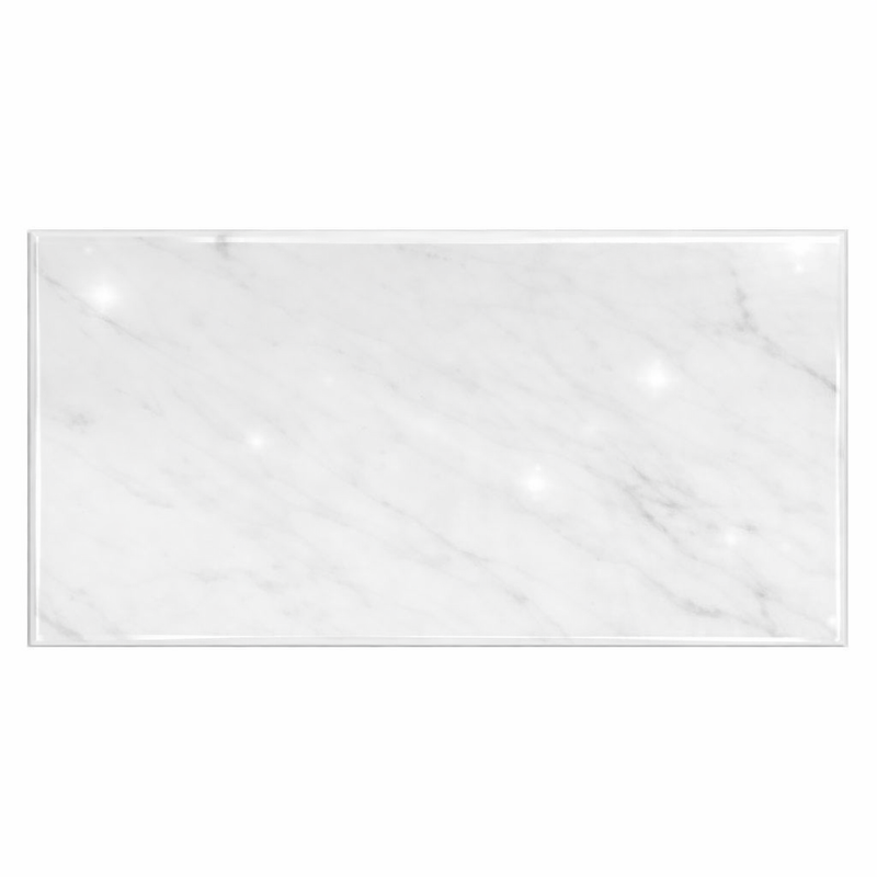 Carrara White (Italian) Marble 12x24 Polished Tile