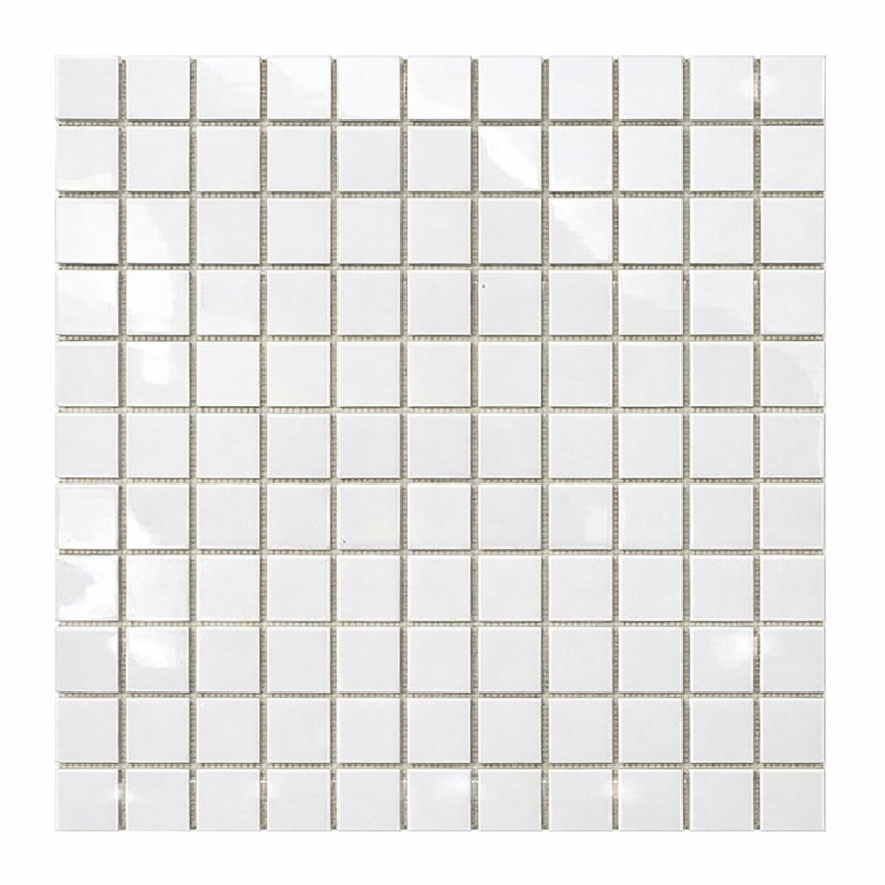 Thassos White (Greek) Marble 1x1 Polished Mosaic