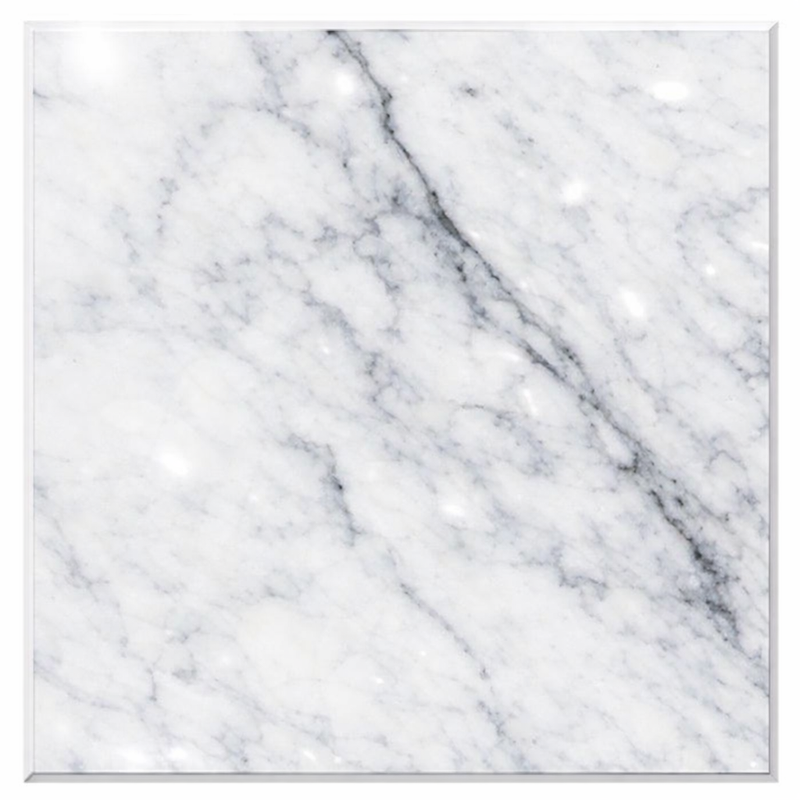 Oriental White (Asian Statuary) Marble 18x18 Polished Tile