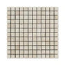 Ivory Cordoba Cream Travertine Tumbled 1 x 1 Mosaic