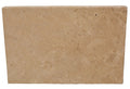 Noce Travertine Tumbled 16 x 24 x 2 Double Modern Coping
