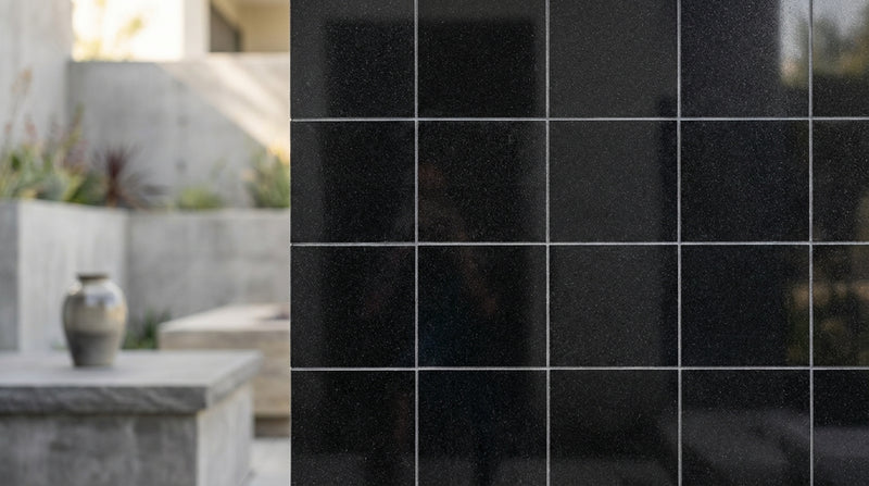 Absolute Black Granite 2x2 Polished Mosaic