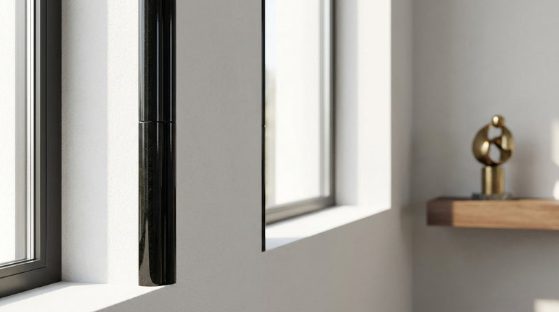 Absolute Black Granite 1/2x12 Polished Tile Pencil Liner