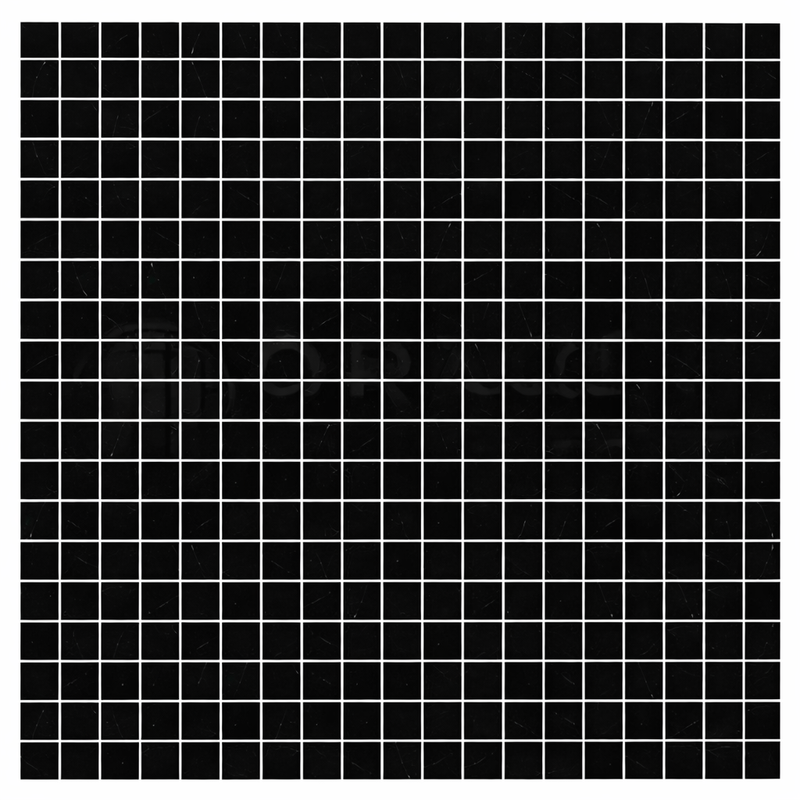 Absolute Black Granite 5/8x5/8 Polished Mosaic