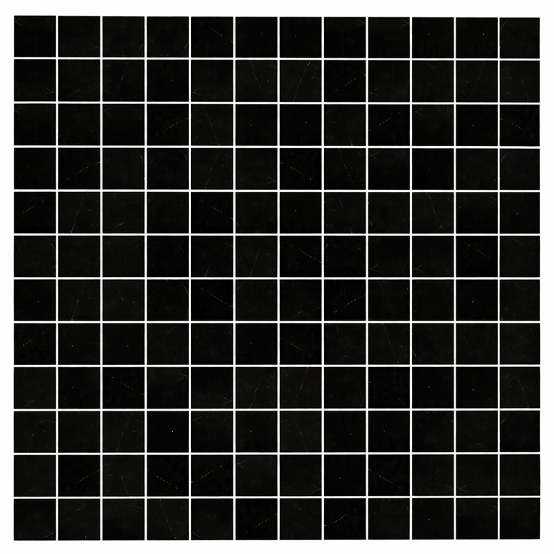 Absolute Black Granite 1x1 Polished Mosaic