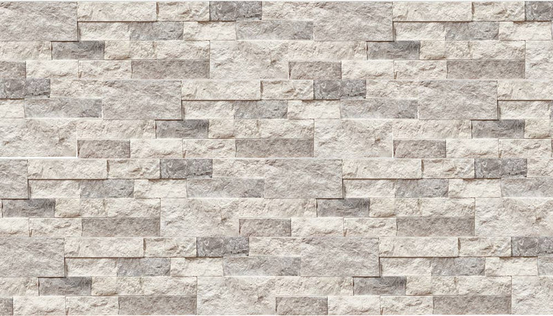 Natural Stone Silver Galaxy Split Face 6 x 24 Flat Panel Stone Veneer