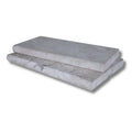 Tundra Marble Leather (Sandblasted & Brushed) 12 x 24 x 1.25 Double Bullnose Coping
